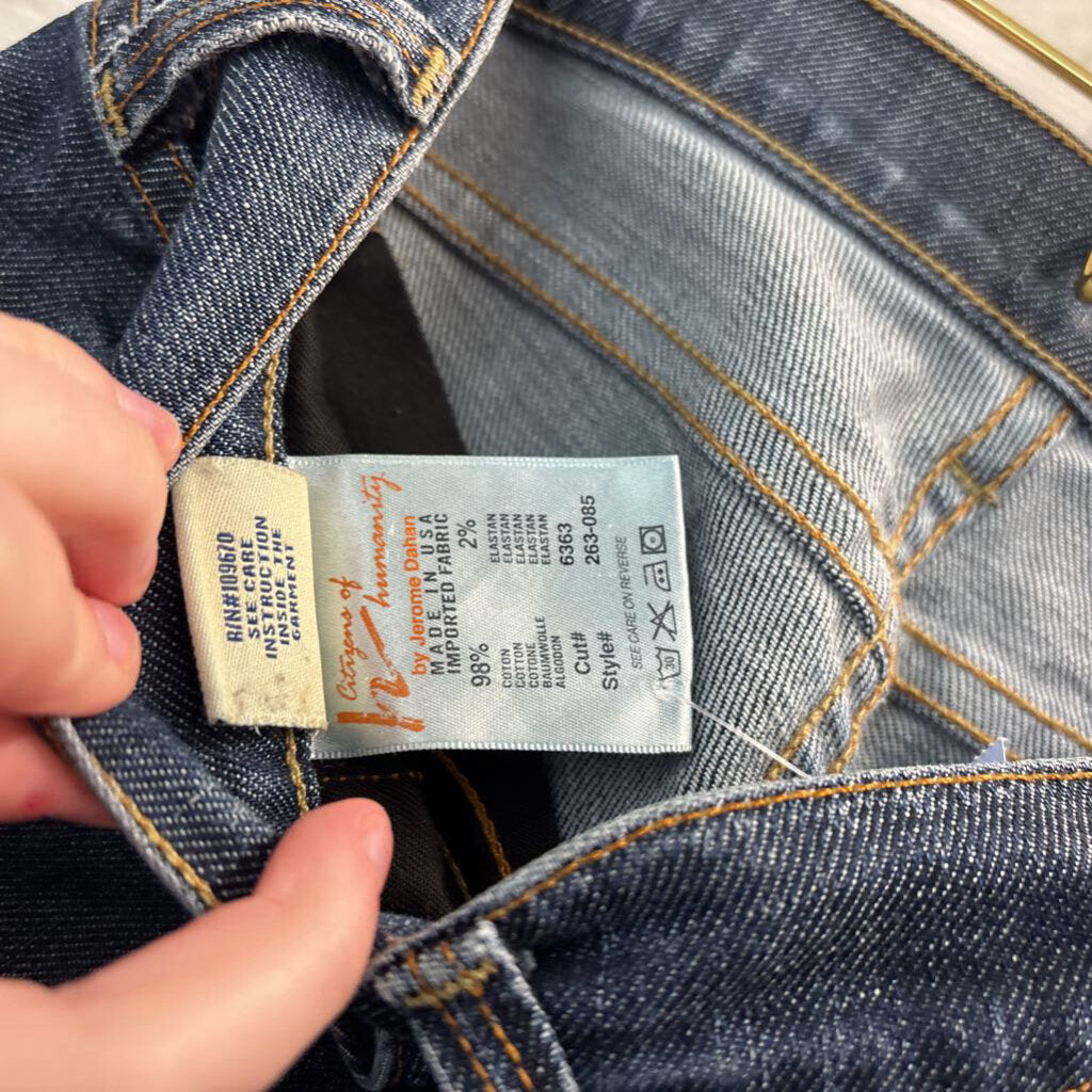 Citizens of Humanity Dark Wash High Rise Boot Cut Jeans 28