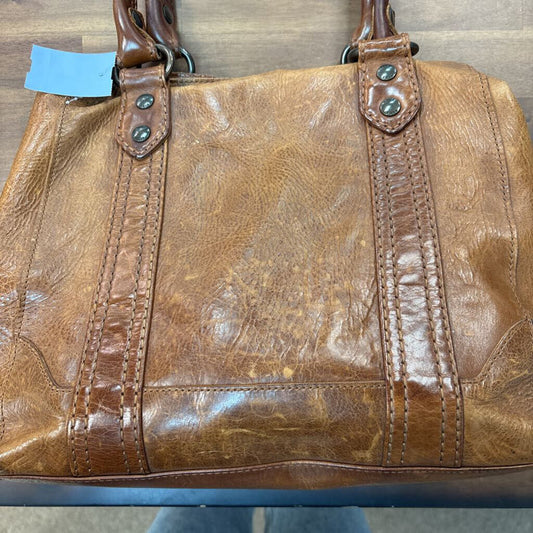 Frye Brown Leather Melissa Tote Purse