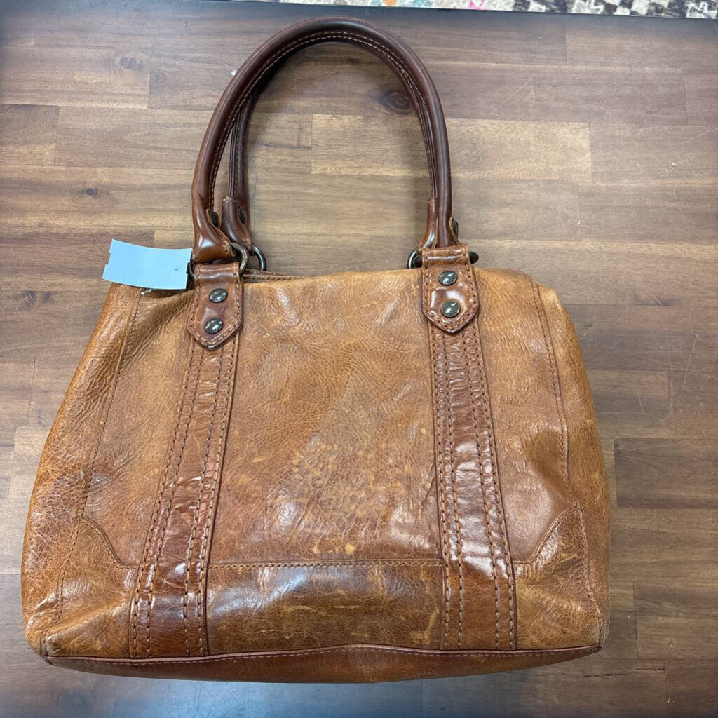 Frye Brown Leather Melissa Tote Purse
