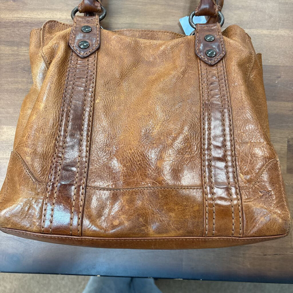 Frye Brown Leather Melissa Tote Purse