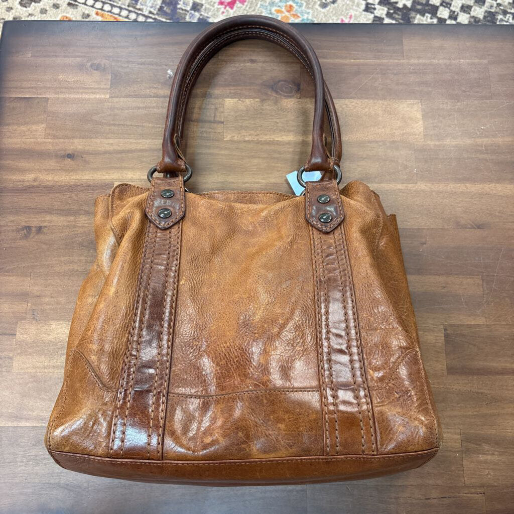Frye Brown Leather Melissa Tote Purse