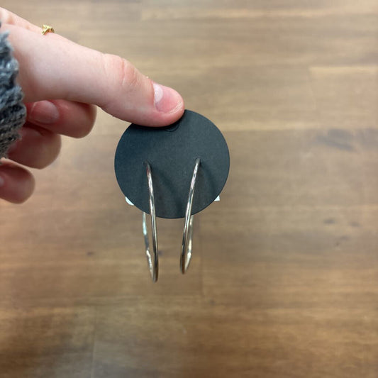 Sterling Silver Half Hoop Earrings