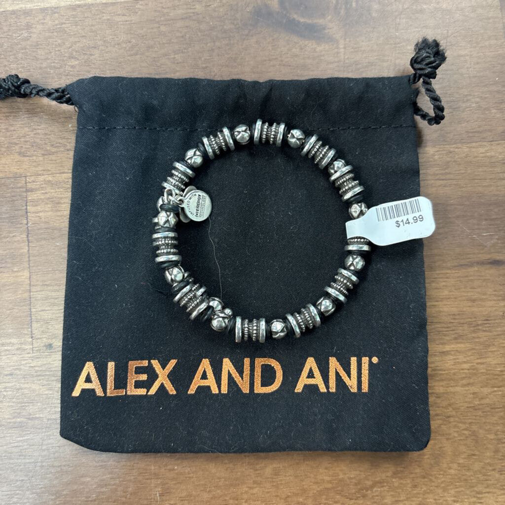 Alex and Ani Silver Expandable Wrap Bracelet