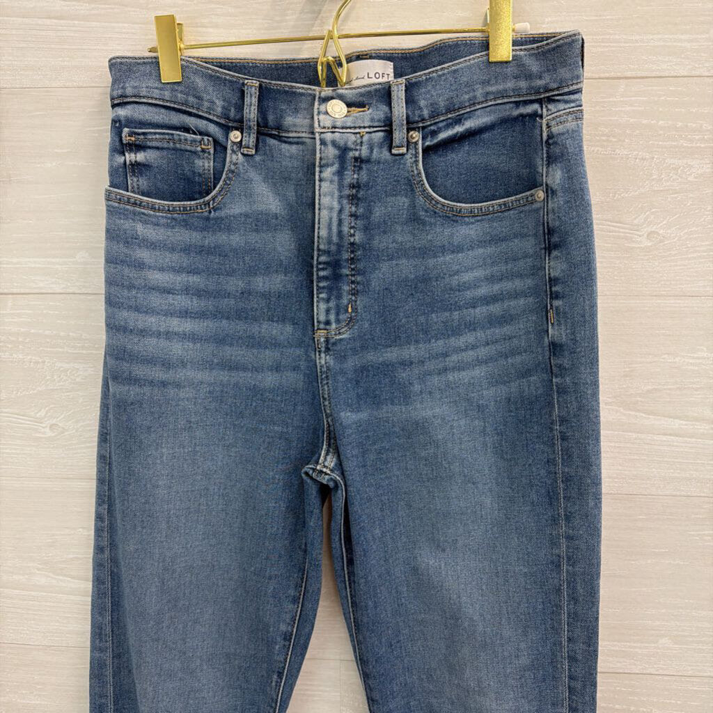 Loft High Waisted Flare Jeans 6