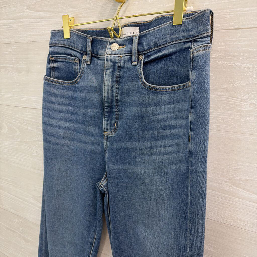 Loft High Waisted Flare Jeans 6