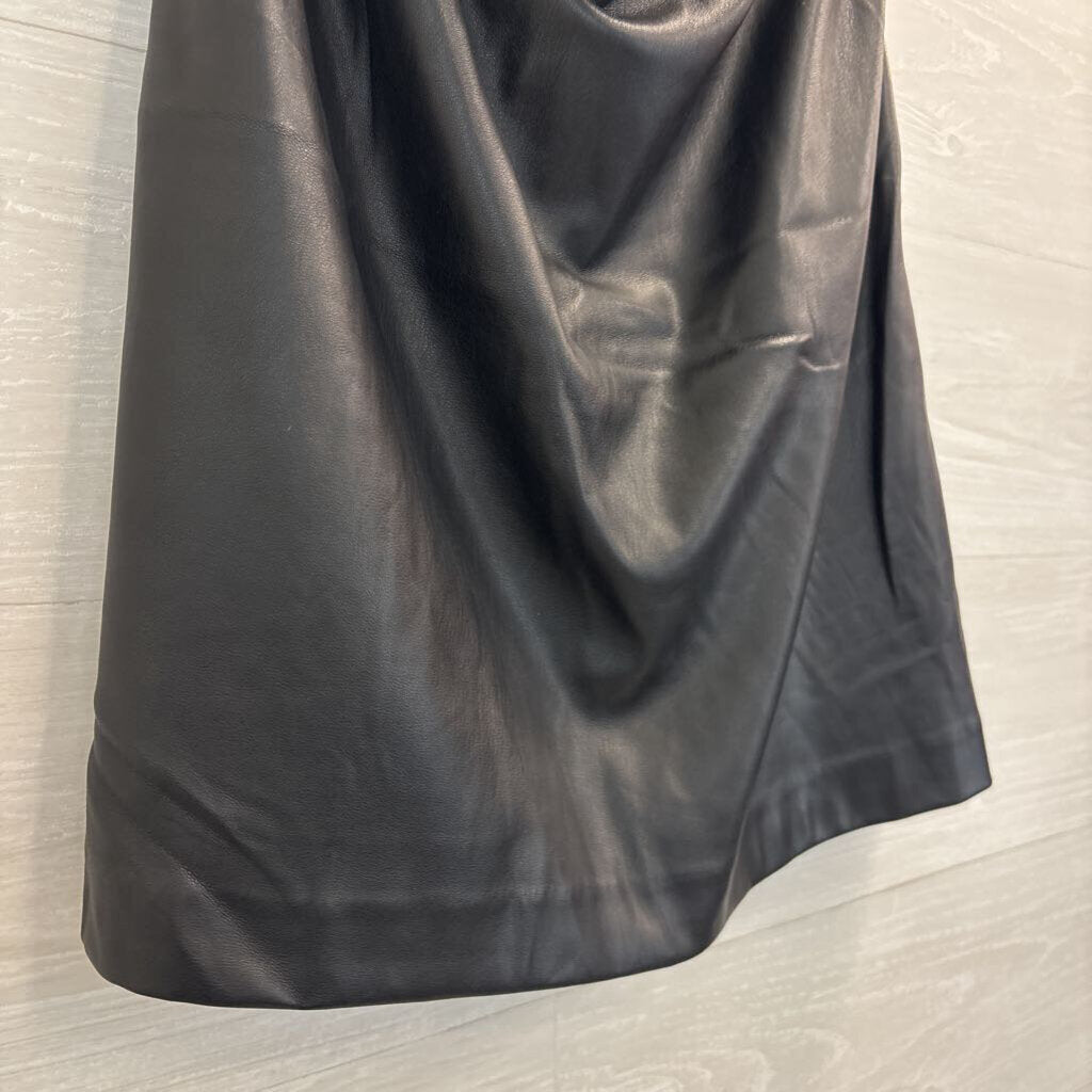 Loft Faux Leather Mini Skirt Medium