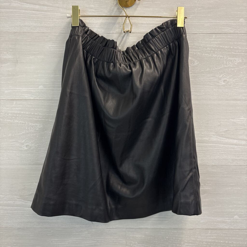 Loft Faux Leather Mini Skirt Medium