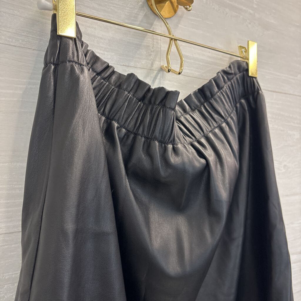Loft Faux Leather Mini Skirt Medium
