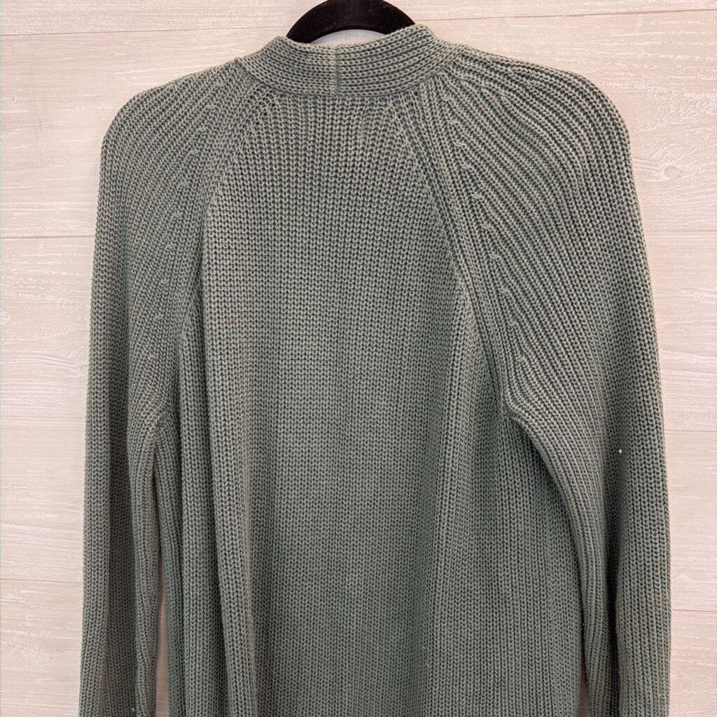 Lou & Grey Long Open Front Cardigan Small