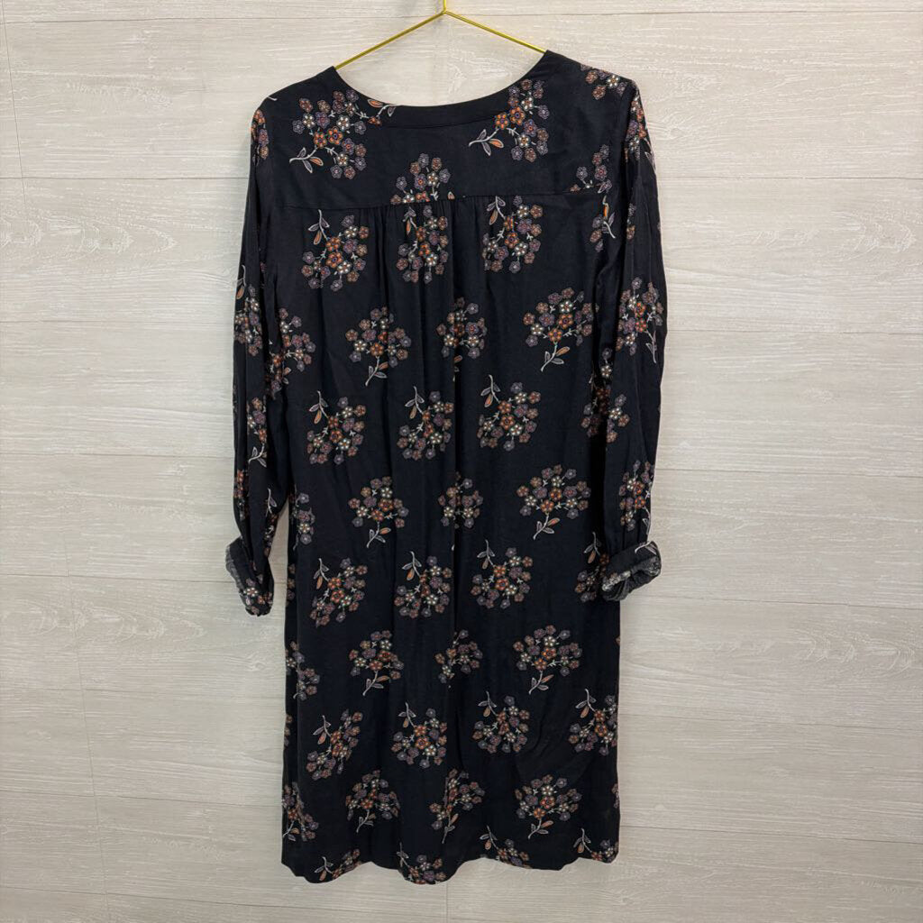 Loft Long Sleeve Printed Dress Medium Tall