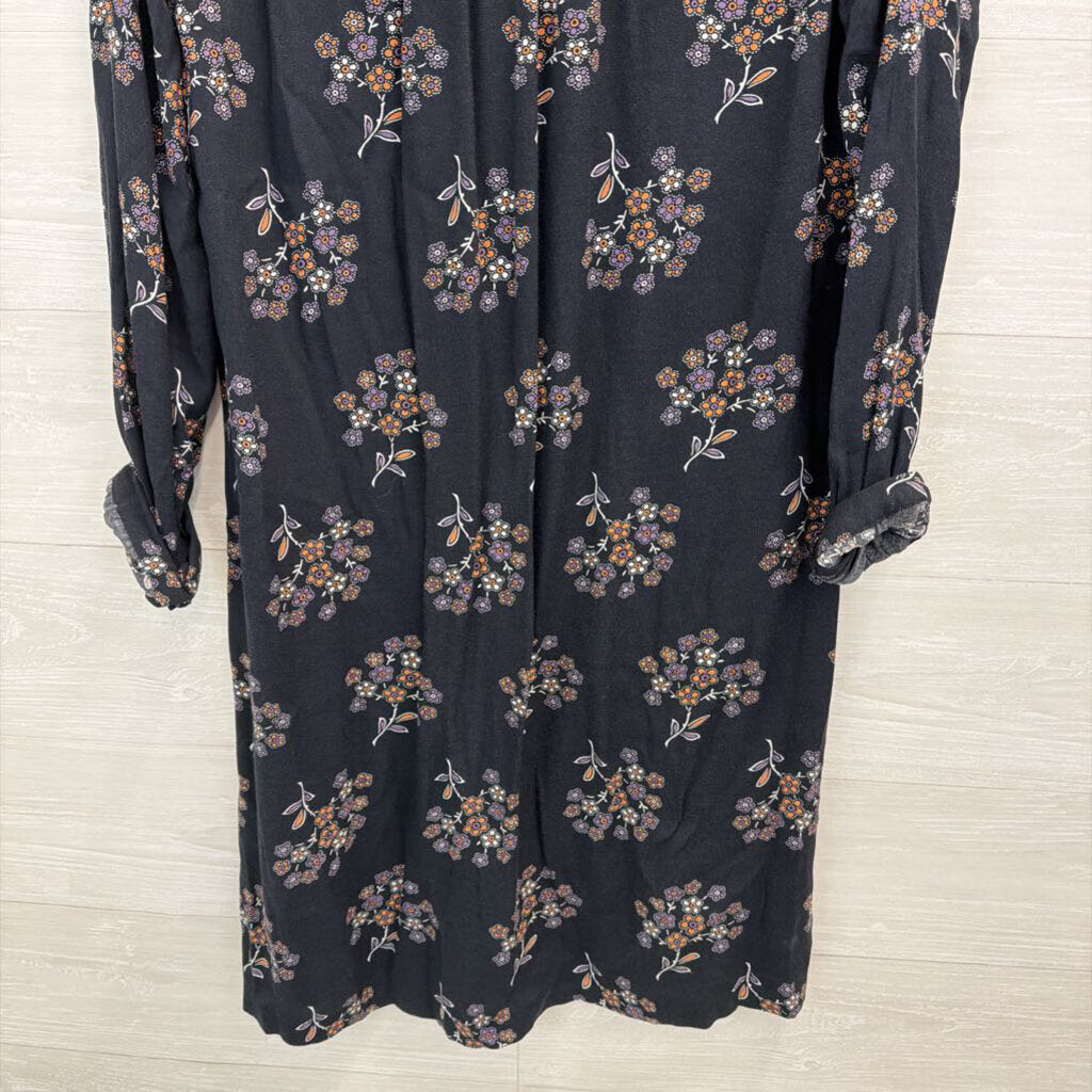 Loft Long Sleeve Printed Dress Medium Tall