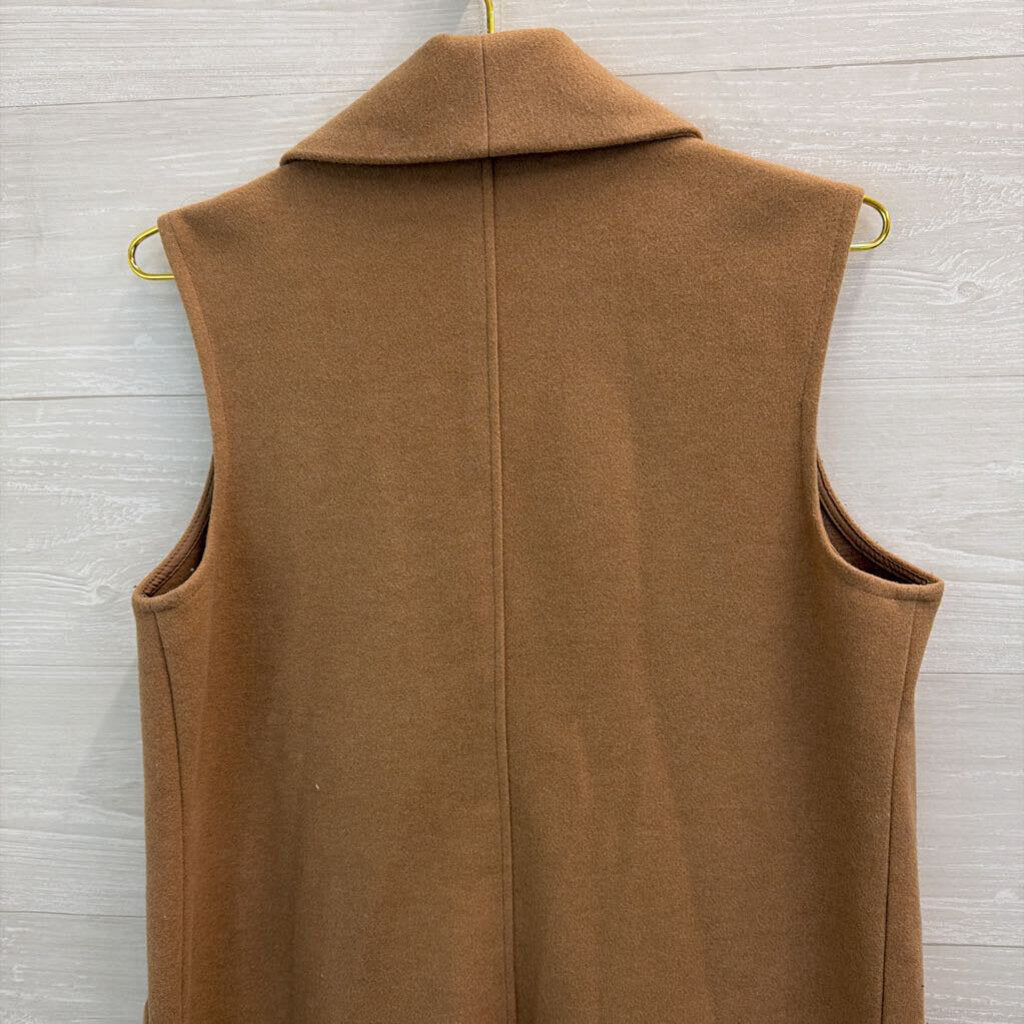 Joie Open Front Long Lined Vest Medium