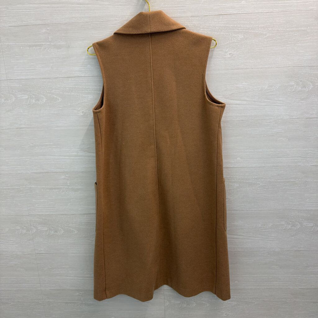 Joie Open Front Long Lined Vest Medium