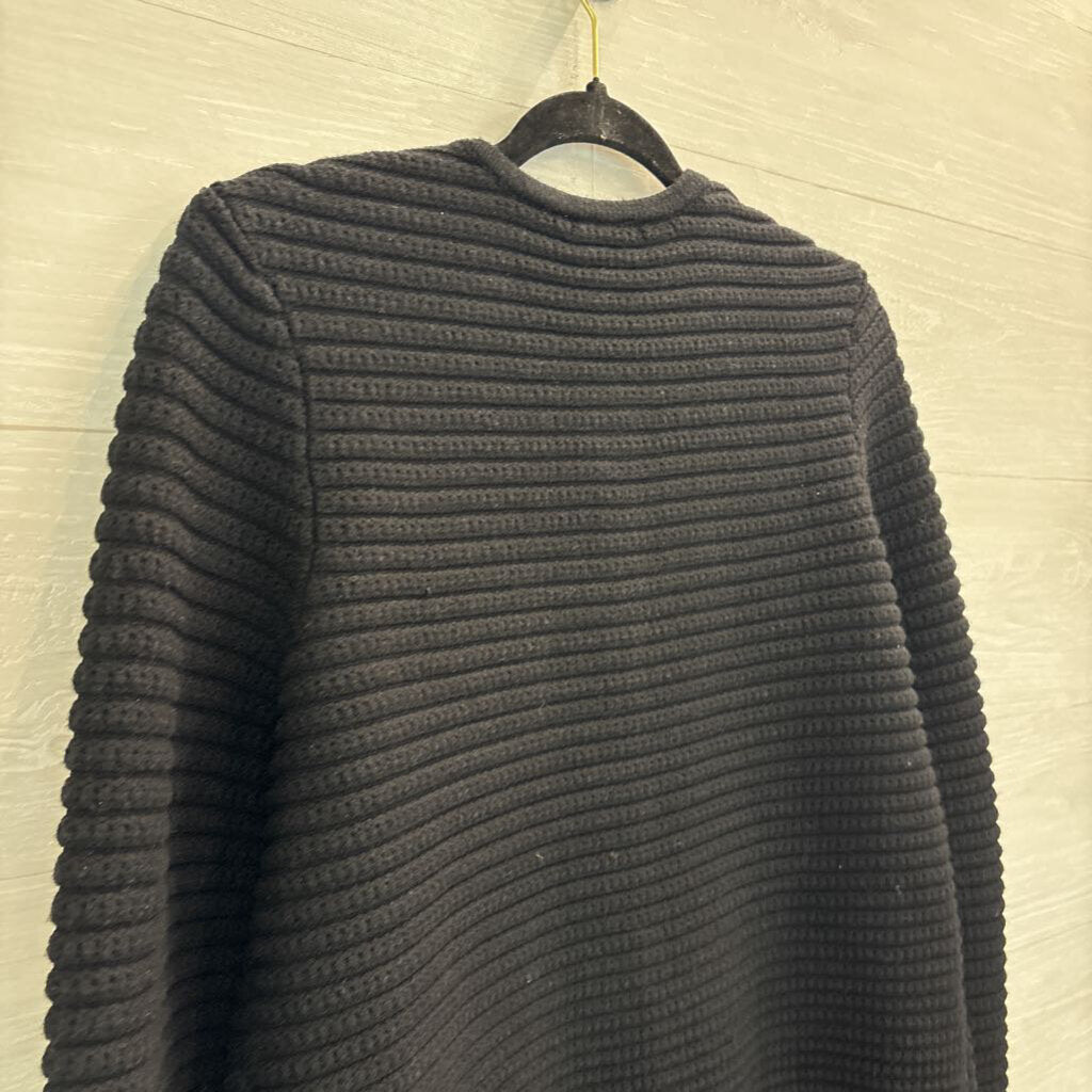 Joie Black Button Up Sweater Large