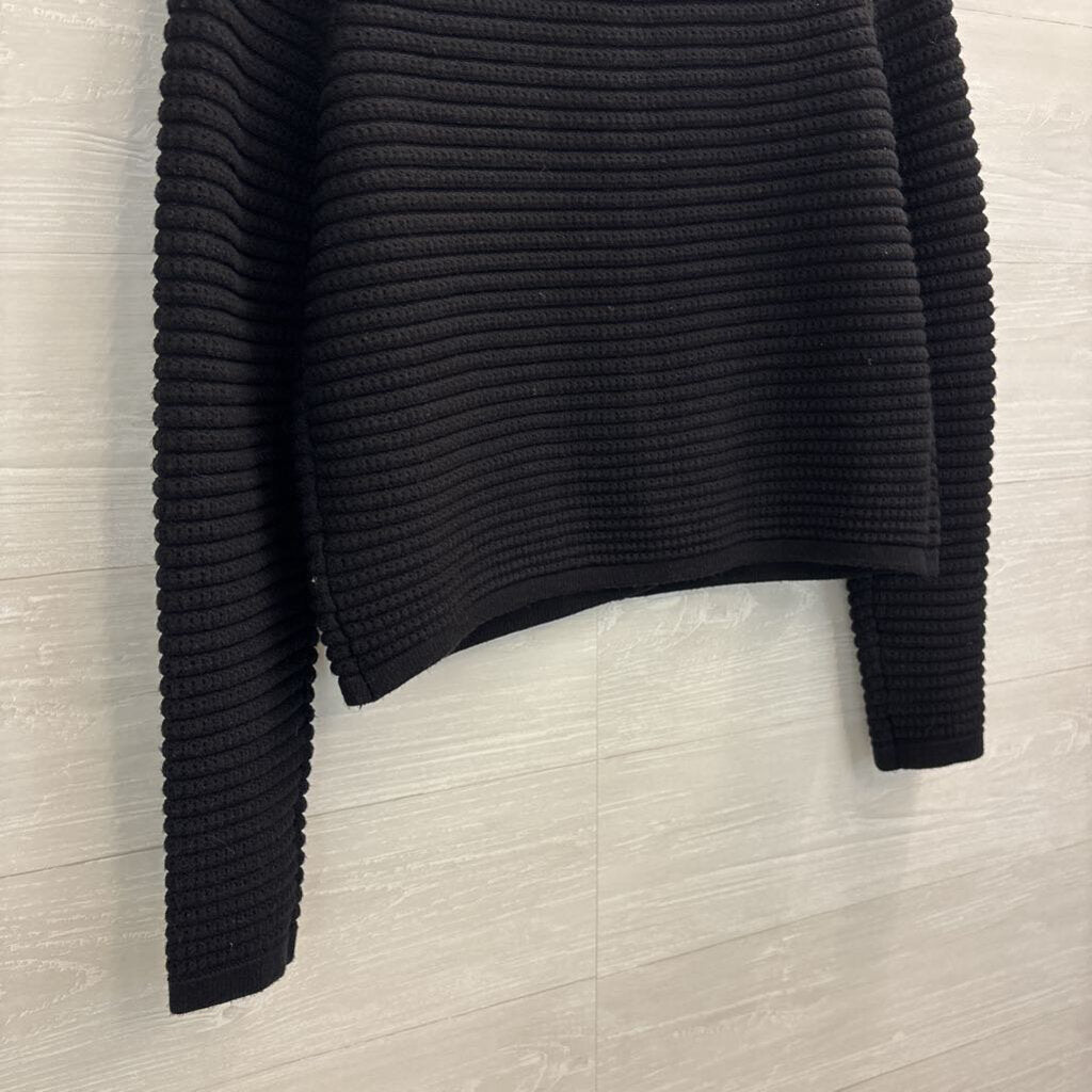 Joie Black Button Up Sweater Large