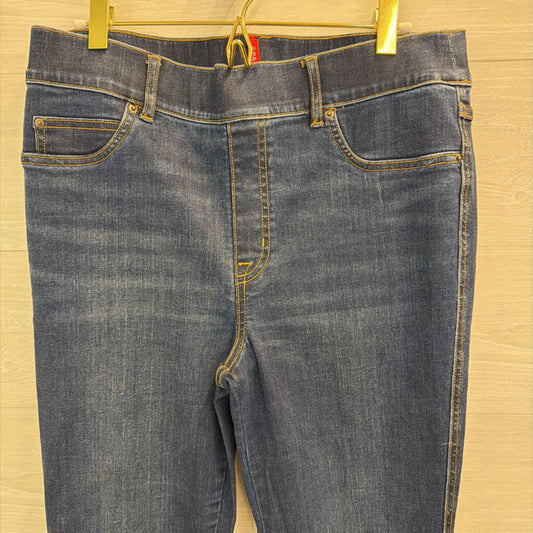 Spanx Dark Wash Flare Denim Leggings Large