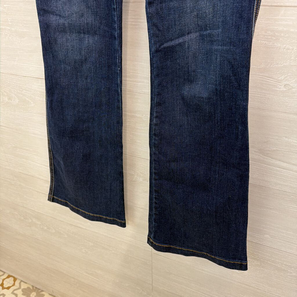 Spanx Dark Wash Flare Denim Leggings Large