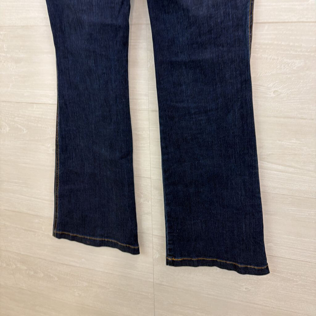 Spanx Dark Wash Flare Denim Leggings Large