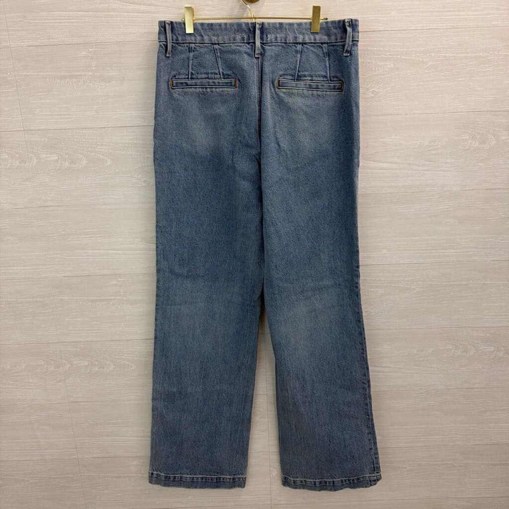 Express Wide Leg High Rise Jeans 10L