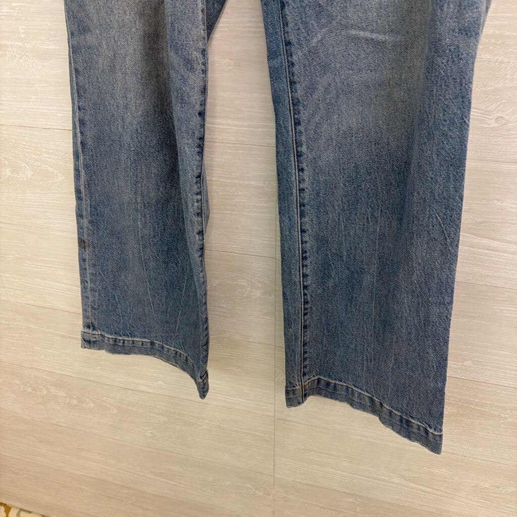 Express Wide Leg High Rise Jeans 10R