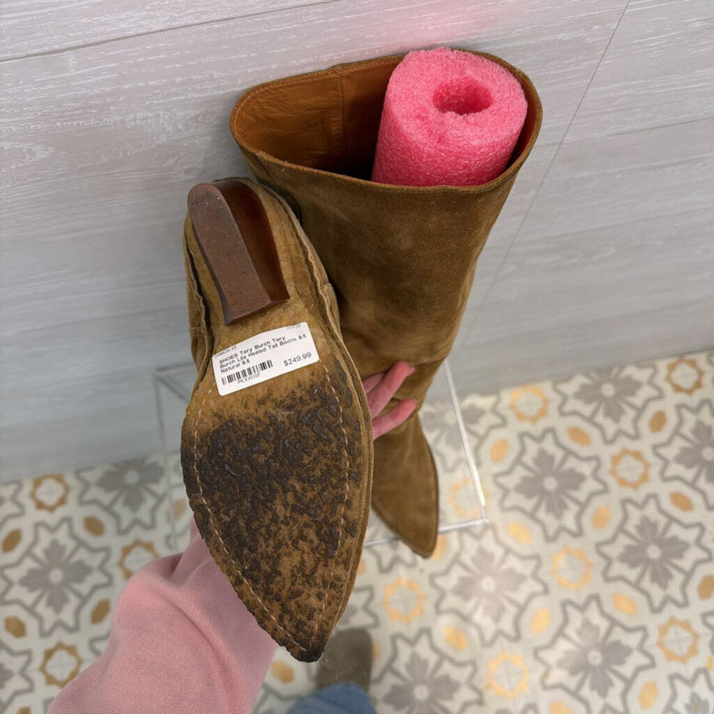 Tory Burch Lila Heeled Tall Boots 9.5