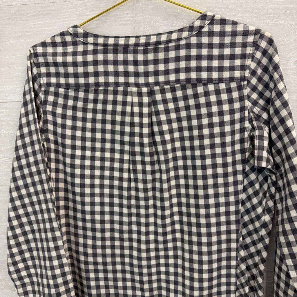 Duluth Trading Company Plaid Long Sleeve Tunic Top Small