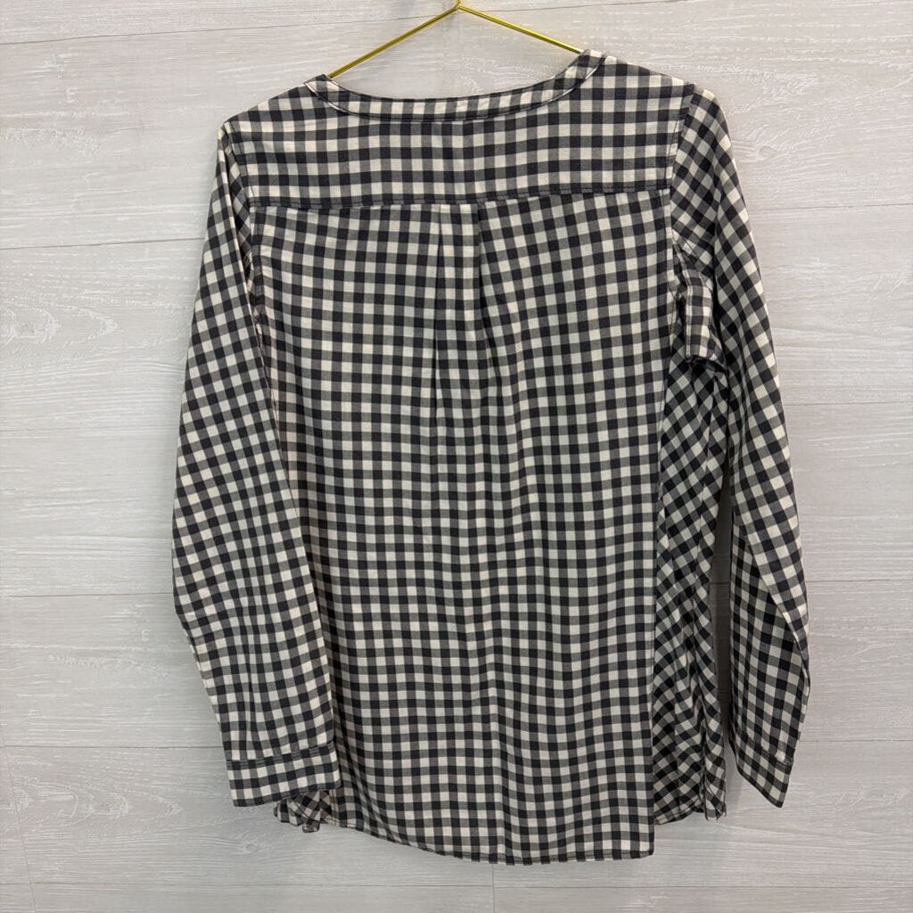 Duluth Trading Company Plaid Long Sleeve Tunic Top Small