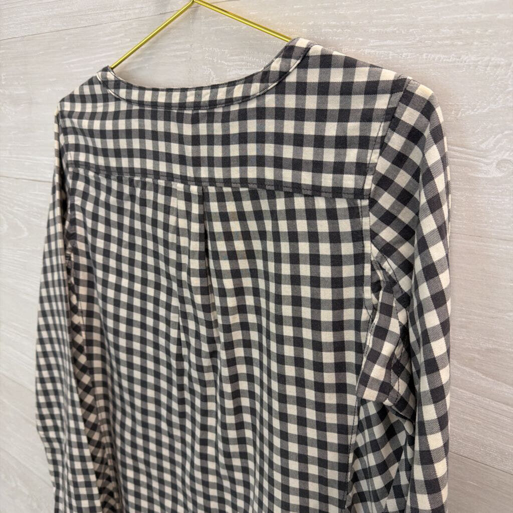 Duluth Trading Company Plaid Long Sleeve Tunic Top Small