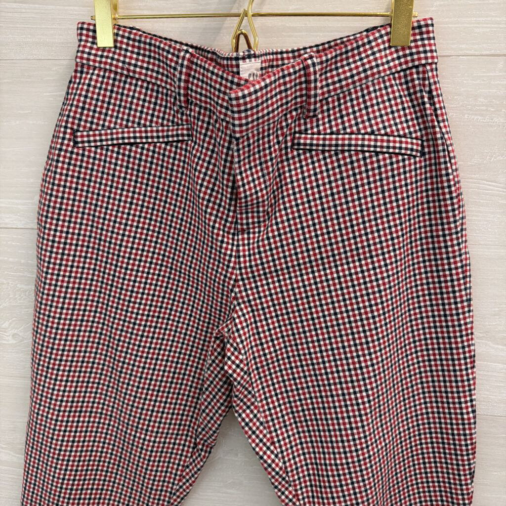 Gap Plaid Signature Skinny Ankle Pants 8