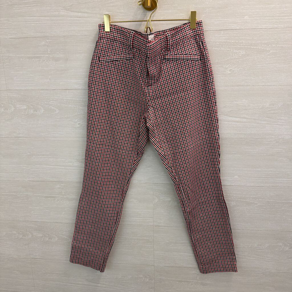 Gap Plaid Signature Skinny Ankle Pants 8