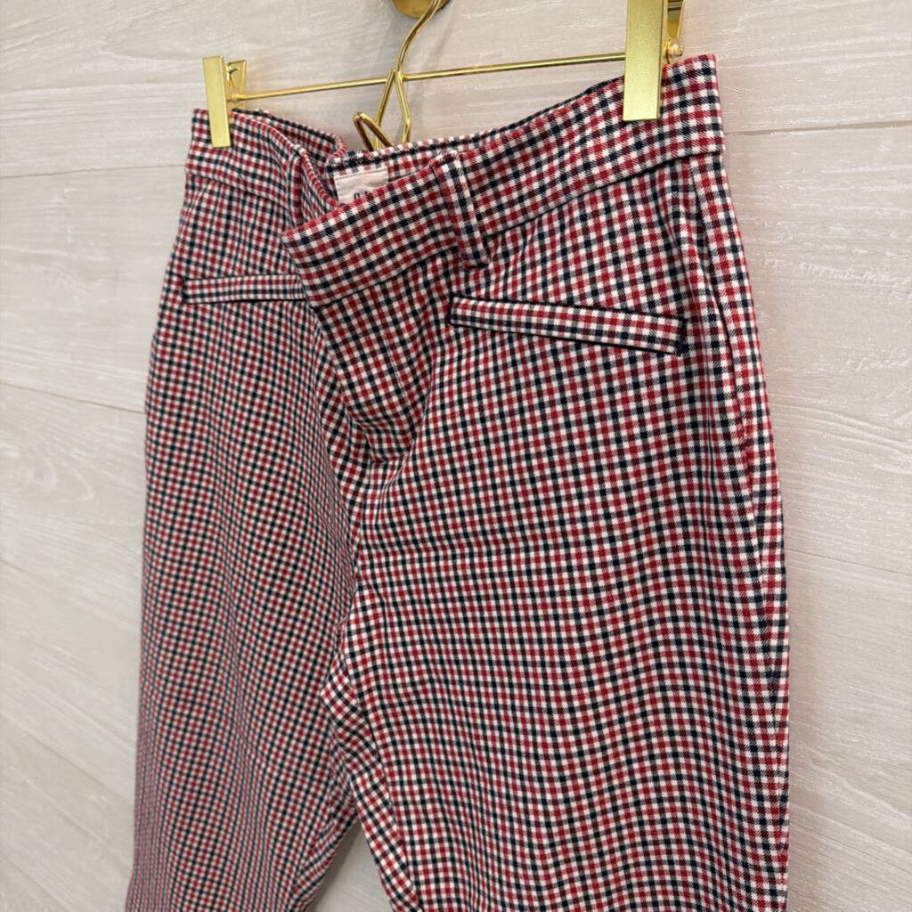 Gap Plaid Signature Skinny Ankle Pants 8