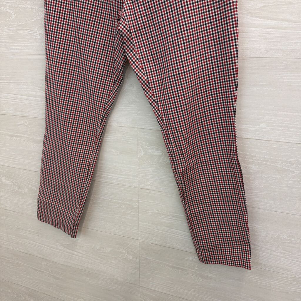 Gap Plaid Signature Skinny Ankle Pants 8
