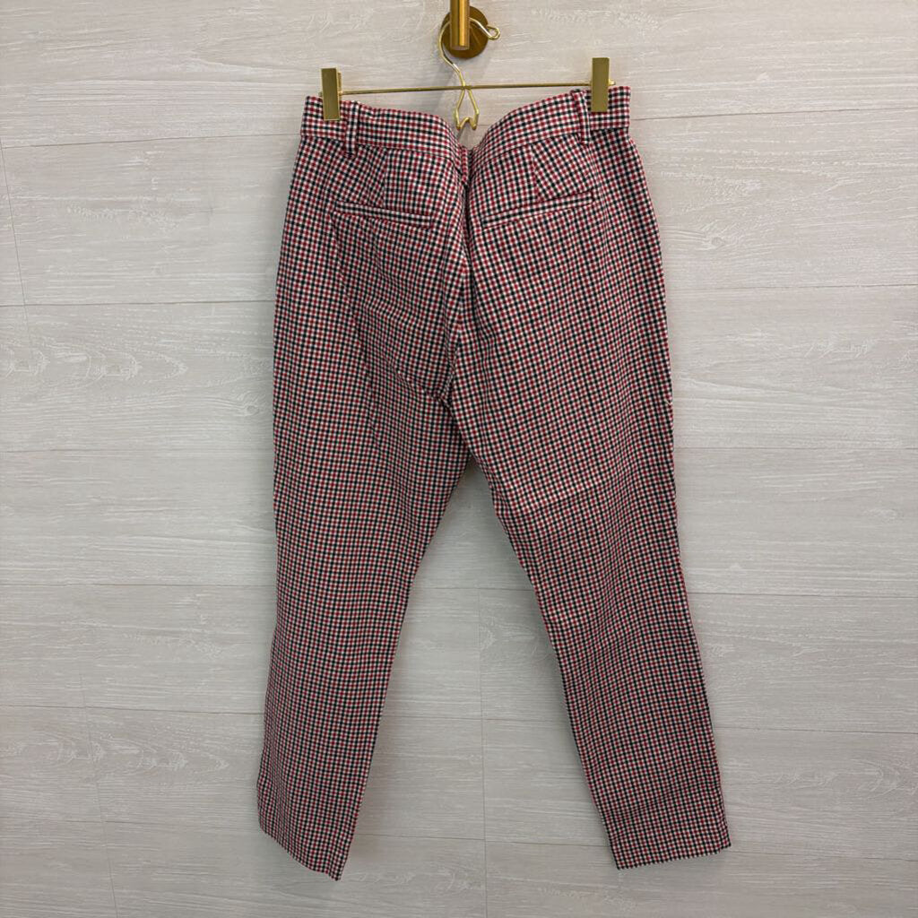 Gap Plaid Signature Skinny Ankle Pants 8