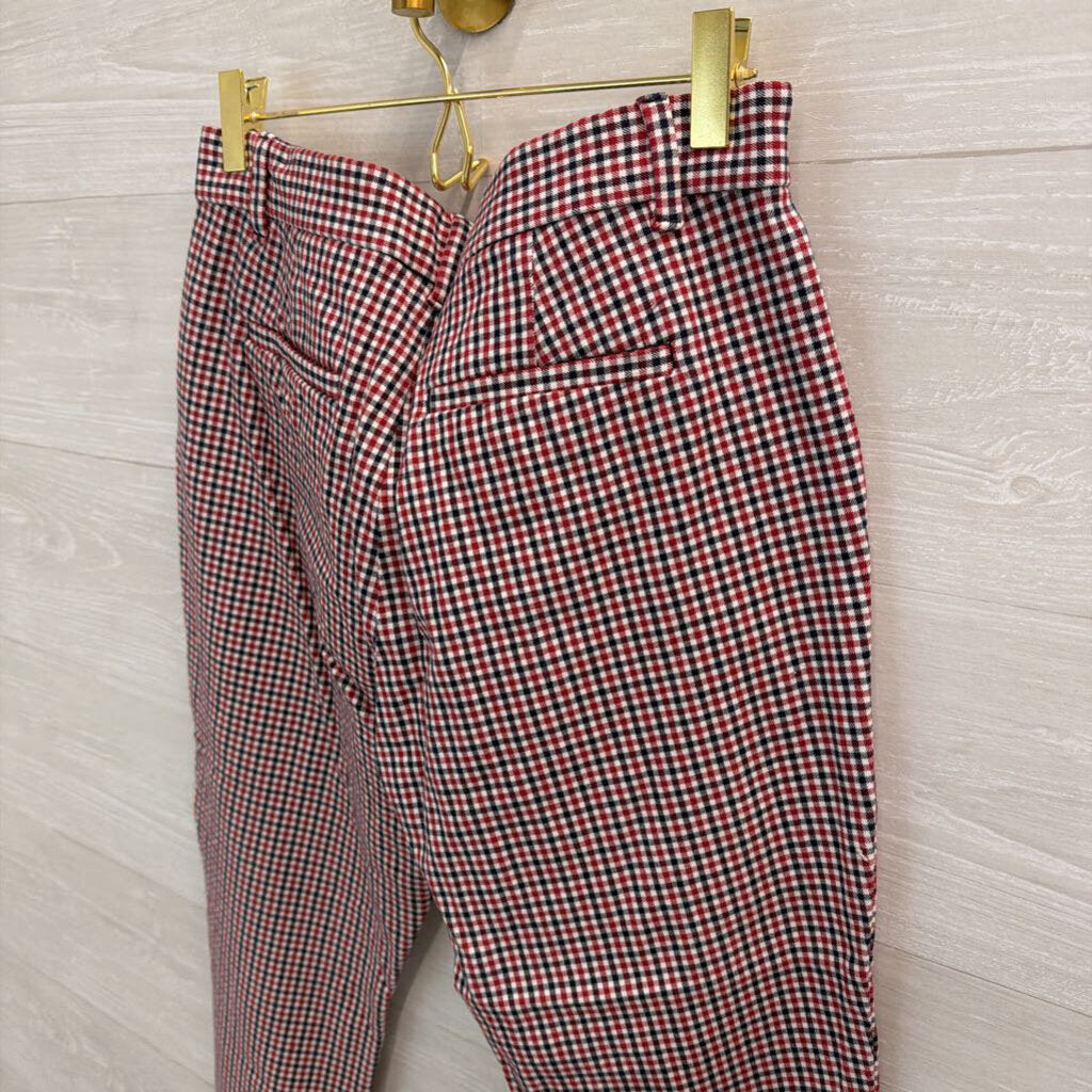 Gap Plaid Signature Skinny Ankle Pants 8