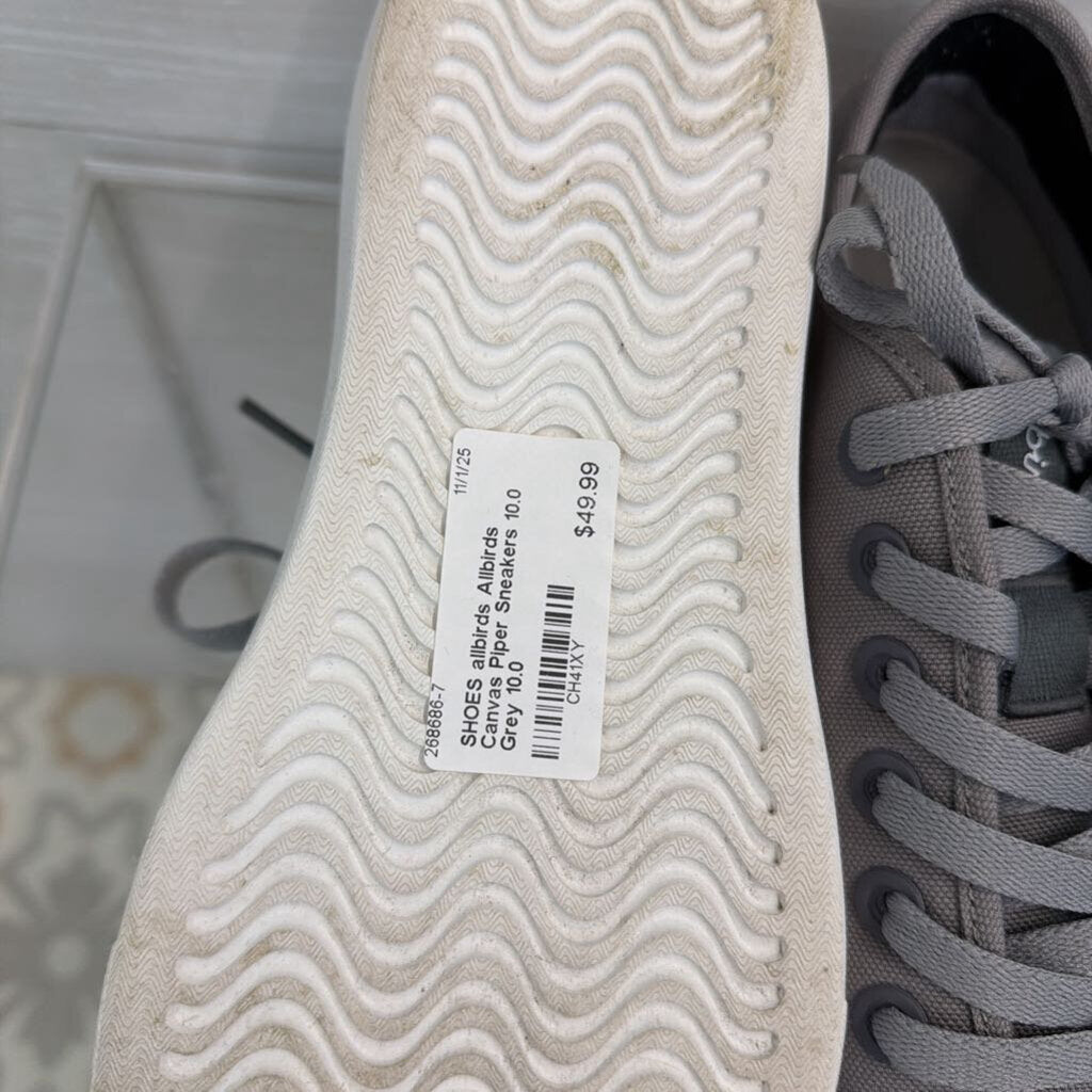 Allbirds Canvas Piper Sneakers 10.0