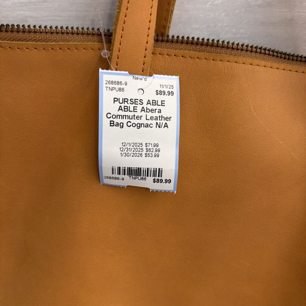 ABLE Abera Commuter Leather Bag