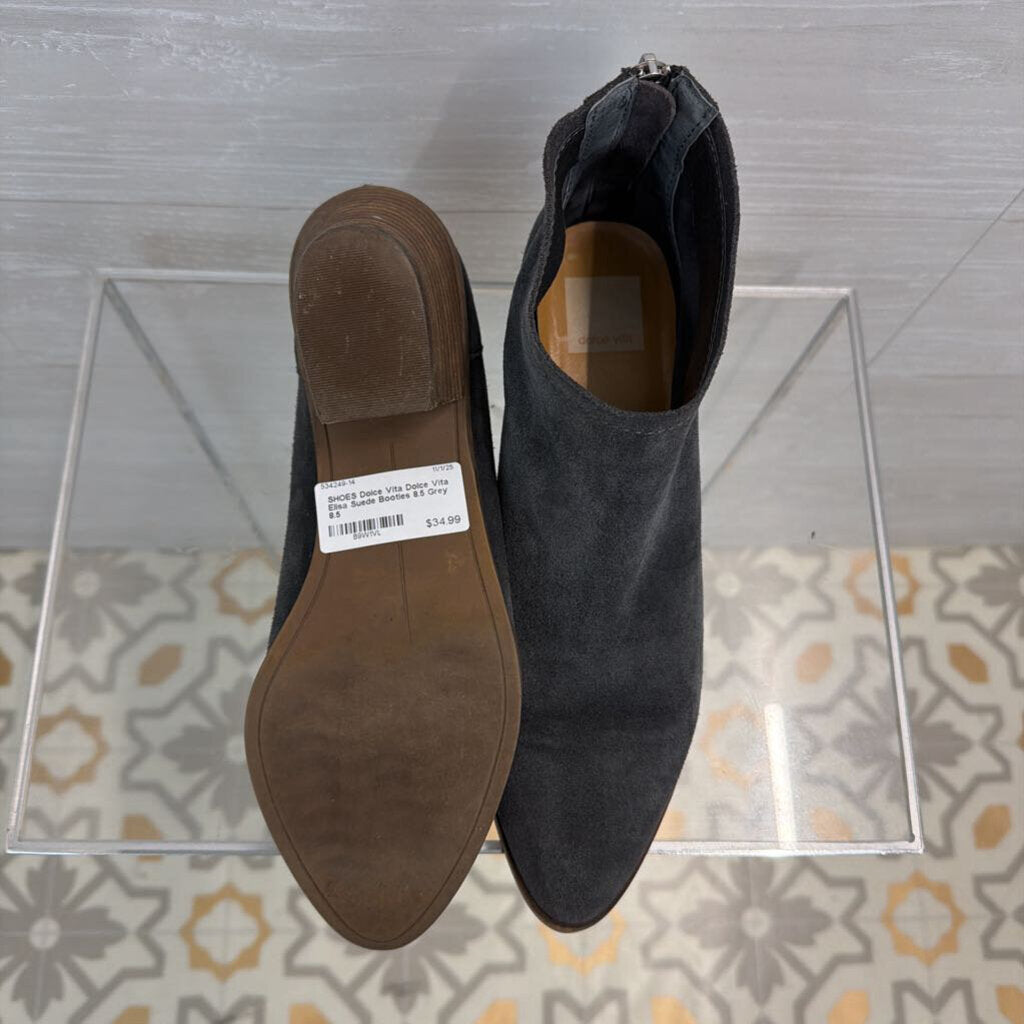 Dolce Vita Elisa Suede Booties 8.5