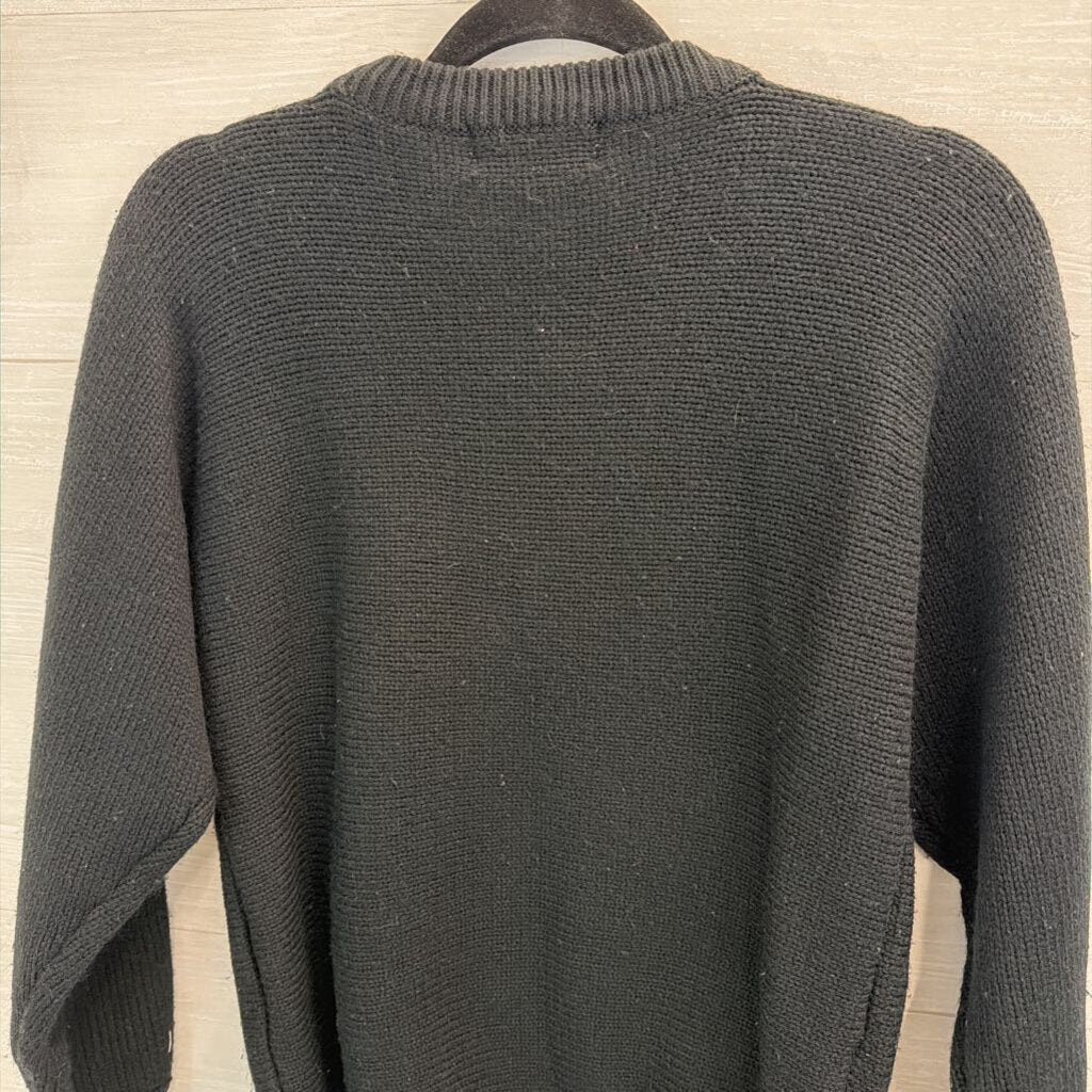 Vintage Alfred Dunner Black/ Multi Beaded Sequin Neckline Sweater Medium