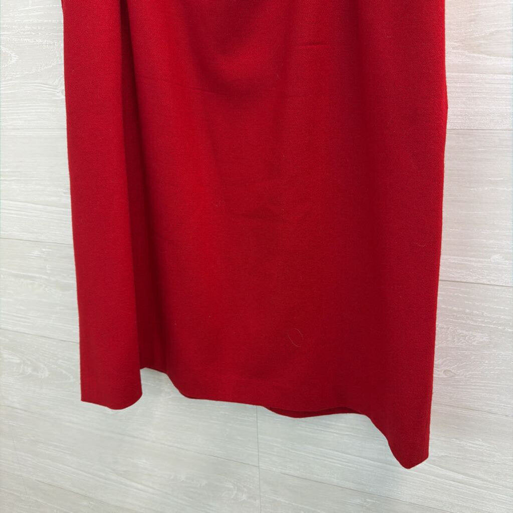 Vintage Koret Red Midi Skirt 18 W