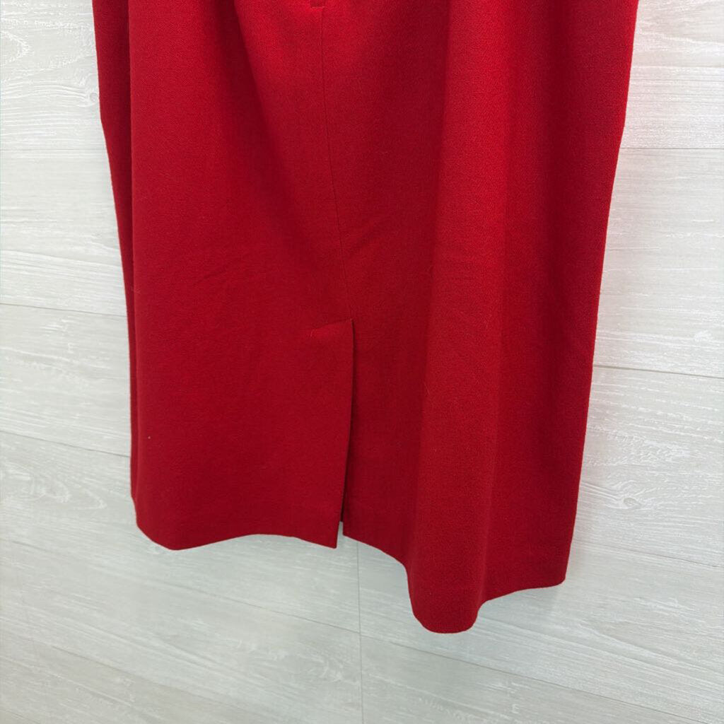 Vintage Koret Red Midi Skirt 18 W