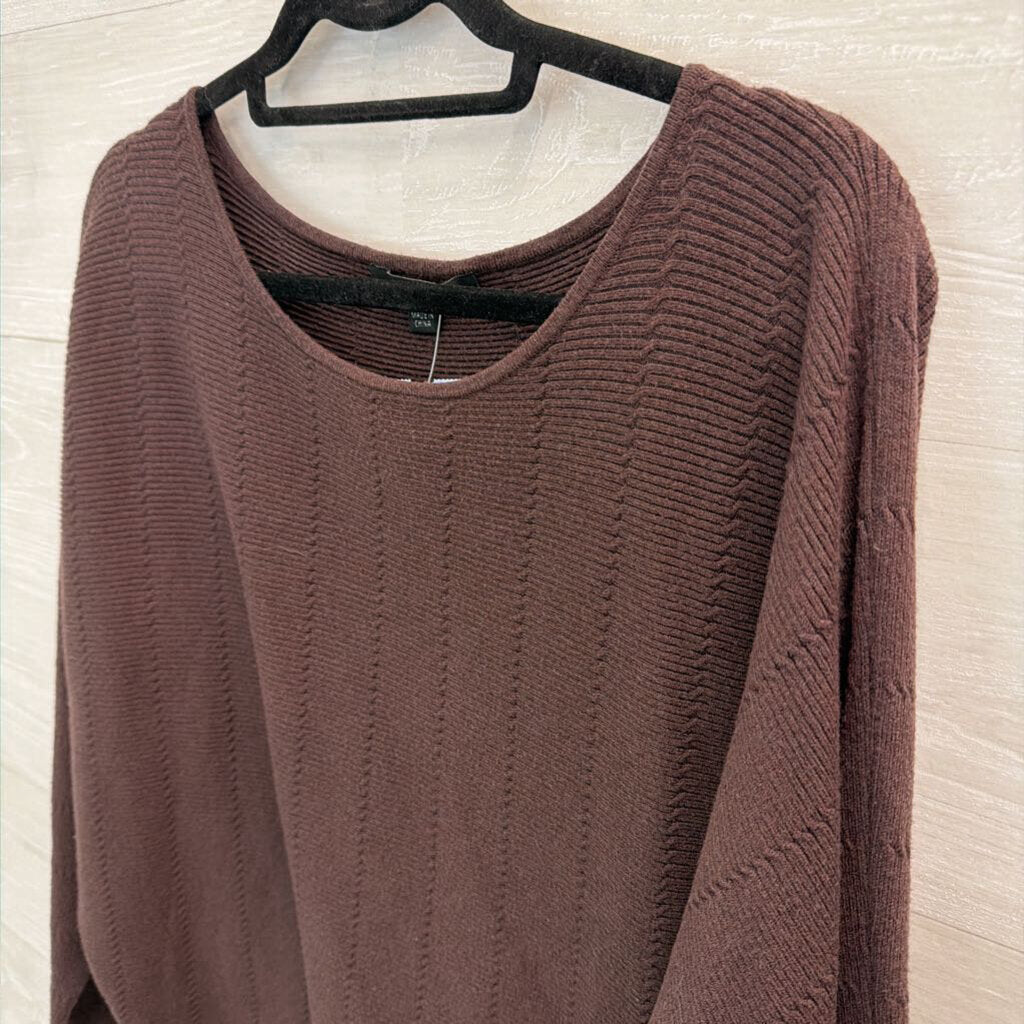 Cyrus Brown Long Sleeve Top Large
