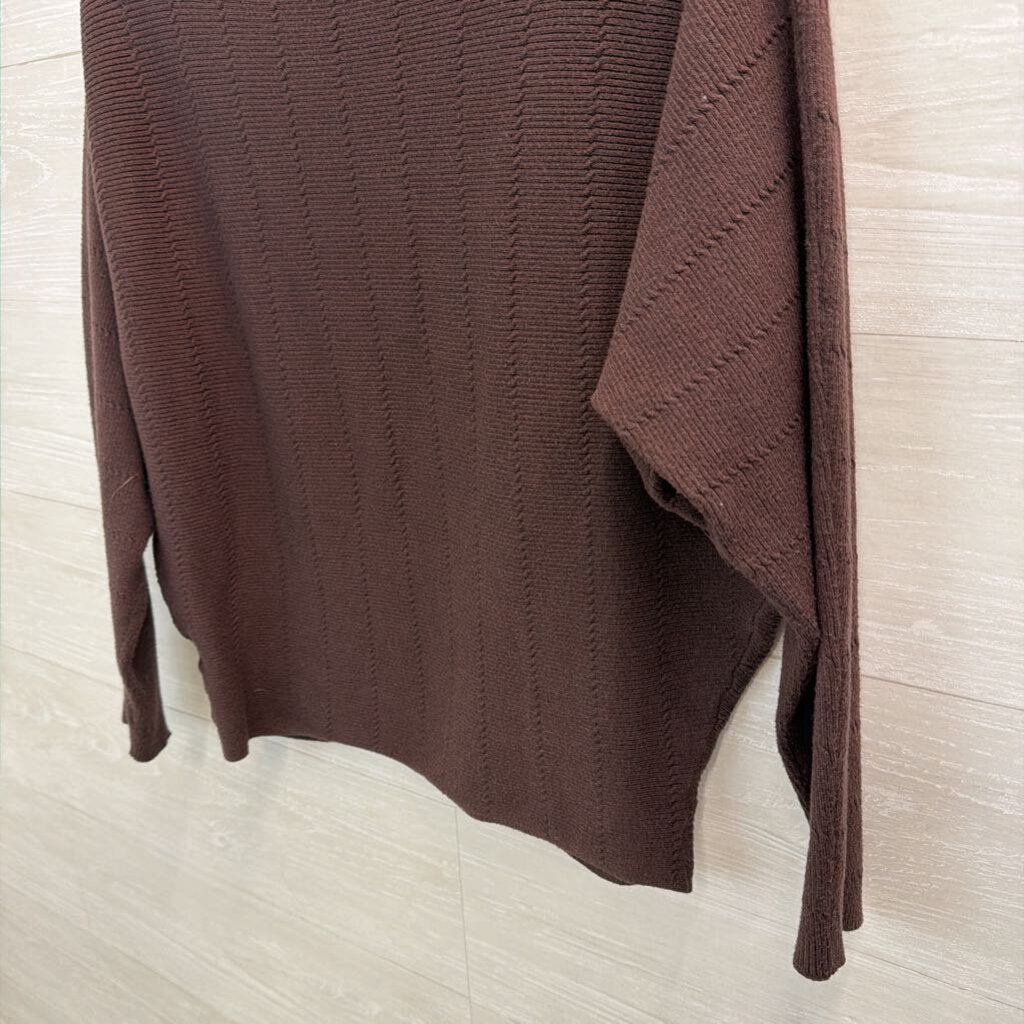 Cyrus Brown Long Sleeve Top Large