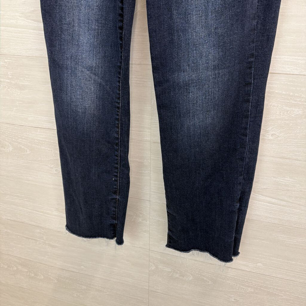 Judy Blue Dark Wash Wide Leg Jeans 28