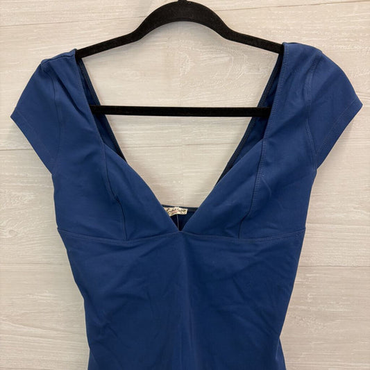 Intimately Free People Blue Short Sleeve Top Medium