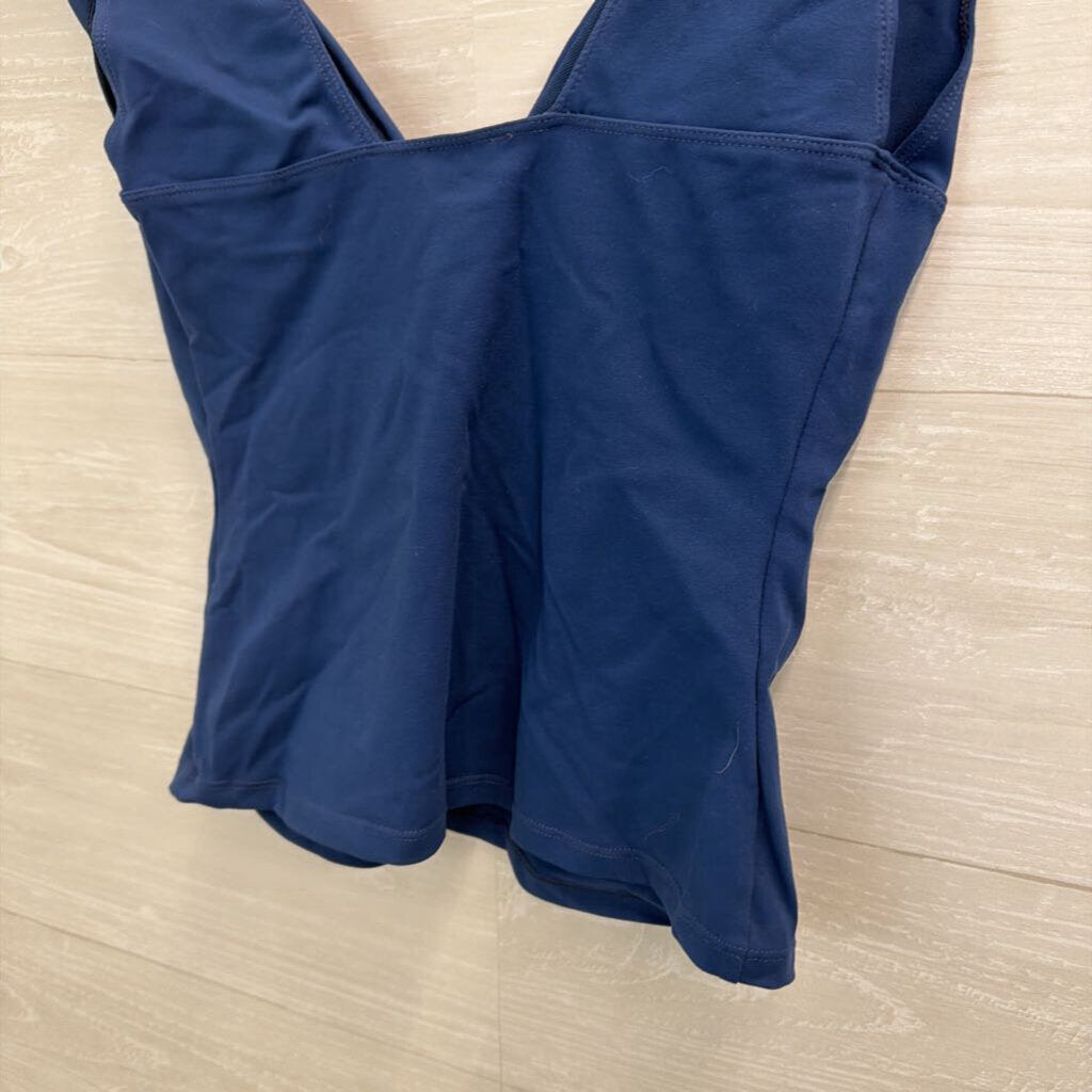 Intimately Free People Blue Short Sleeve Top Medium