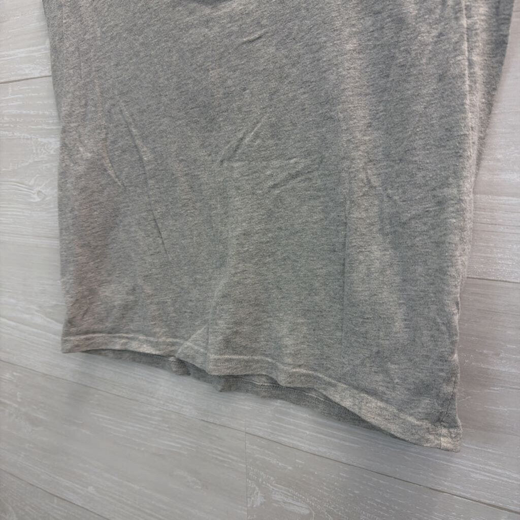 Offline by Aerie Grey Boxy Cropped Tank Top Medium