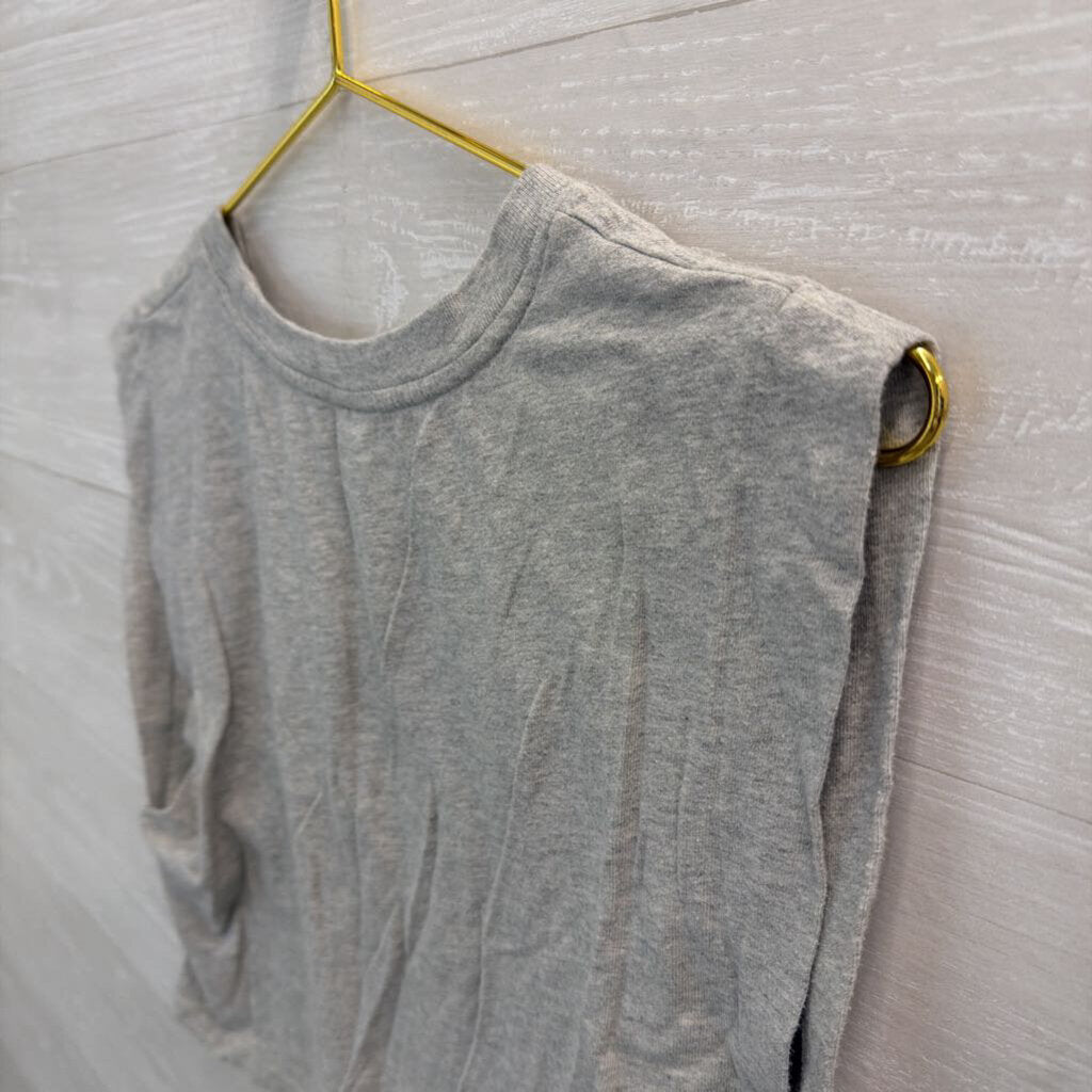 Offline by Aerie Grey Boxy Cropped Tank Top Medium
