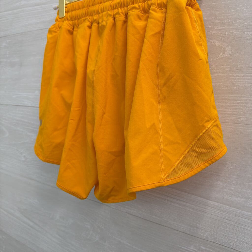 Lululemon Orange Hotty Hot Shorts 4