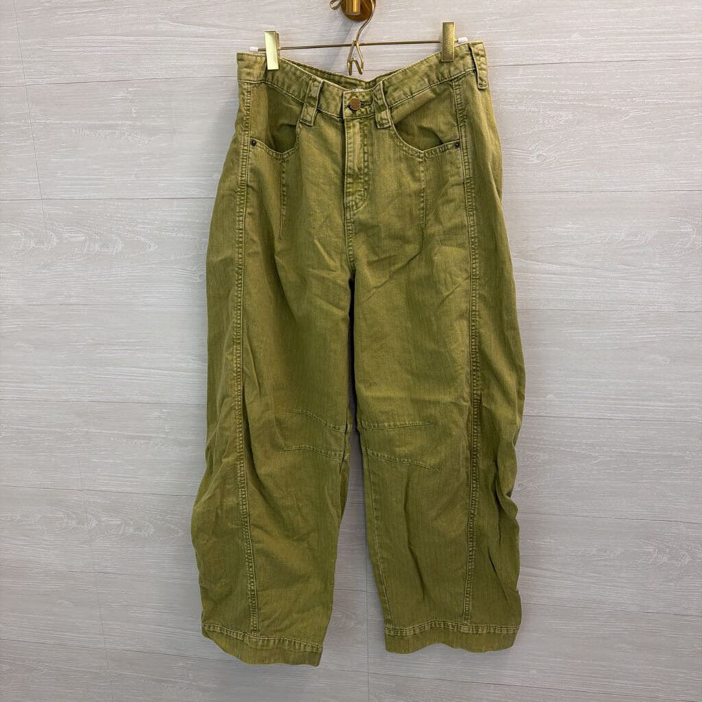 BDG Green Wide Leg Pants 8