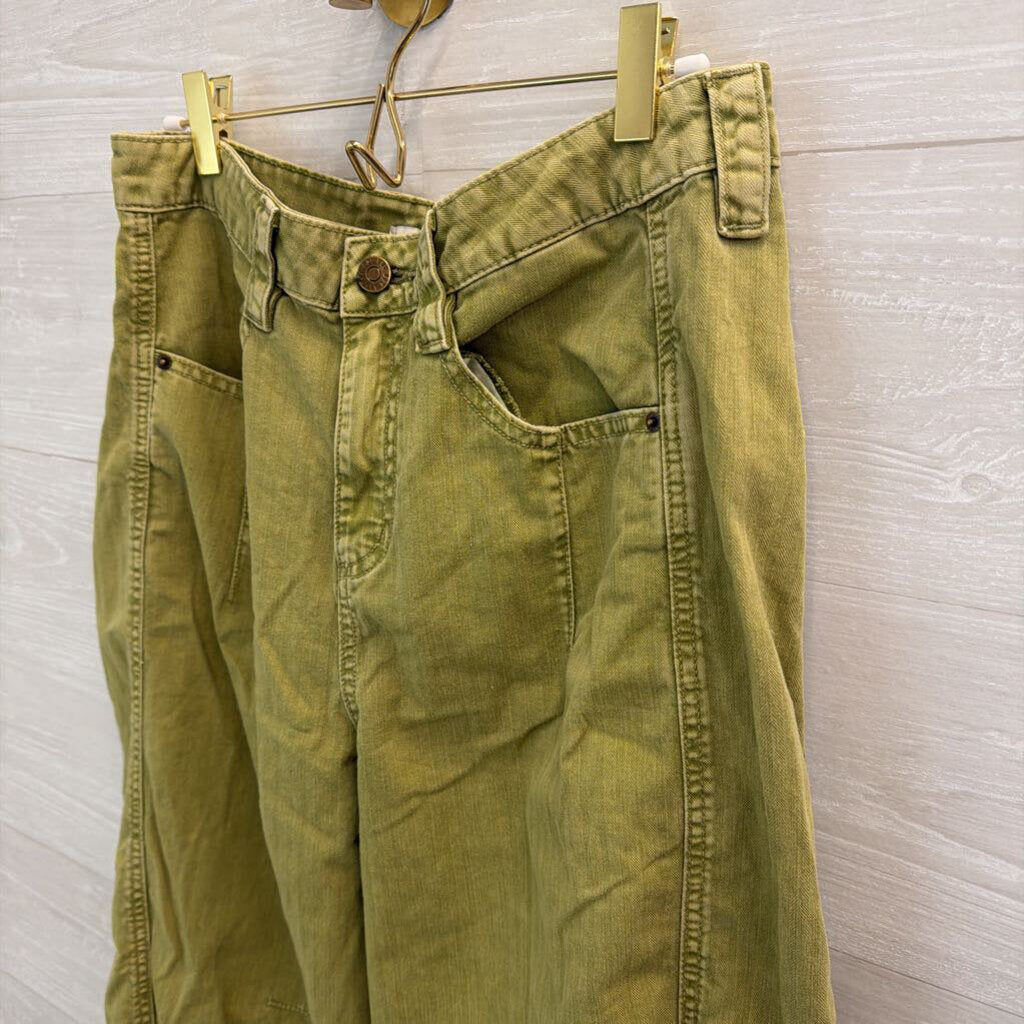 BDG Green Wide Leg Pants 8
